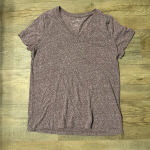 Heathered Maroon Women's Top